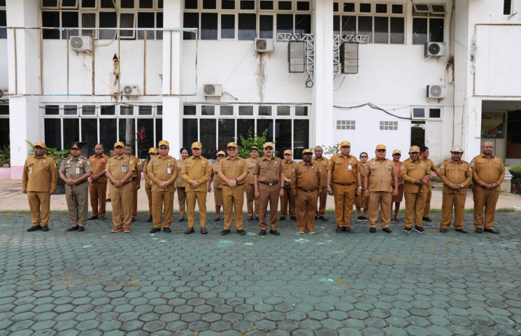 Dampak Kerusakan Gedung Pemerintahan Akibat Gempa Jayapura Masih Dihitung
